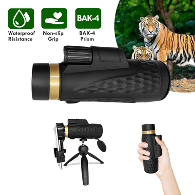 Mobiele de Telefoontelescoop van 18x62 HD Bak4 Lage Nachtvisie voor de Jacht van Volwassenenbirding Wandeling