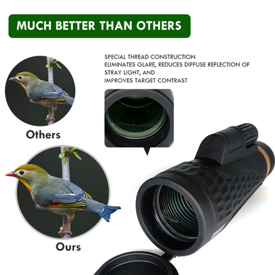 Mobiele de Telefoontelescoop van 18x62 HD Bak4 Lage Nachtvisie voor de Jacht van Volwassenenbirding Wandeling