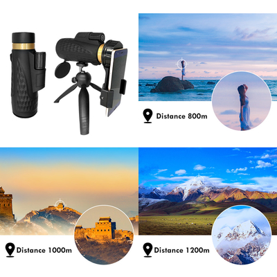 Mobiele de Telefoontelescoop van 18x62 HD Bak4 Lage Nachtvisie voor de Jacht van Volwassenenbirding Wandeling
