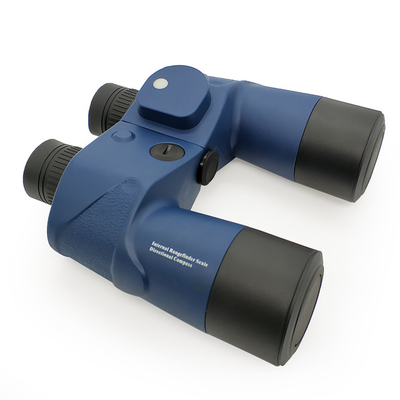 Blauwe Militaire Telescoop, de Militaire Verrekijkers van 10x50 met Afstandsmeterkompas