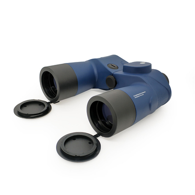 Blauwe Militaire Telescoop, de Militaire Verrekijkers van 10x50 met Afstandsmeterkompas