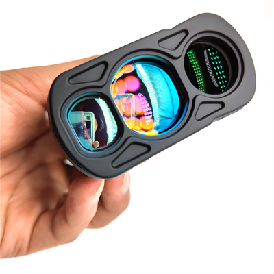 Openlucht Handbediende Afstandsmeter 1000m van de Golflaser de Hoge Precisie van 6x