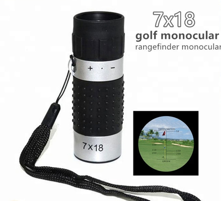 De Éénogige Telescoop 7x18 van de afstandsmeterzak met Dradenkruis voor Golf Openluchtsporten