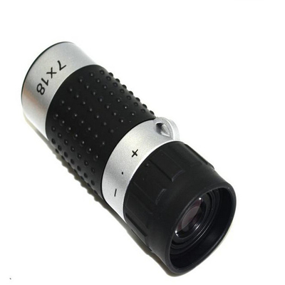 7x18 het Werkingsgebiedmonocular van de golfafstand 163m/489ft Zwart Zilver