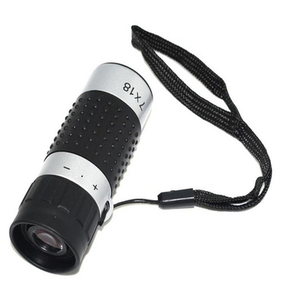 7x18 het Werkingsgebiedmonocular van de golfafstand 163m/489ft Zwart Zilver